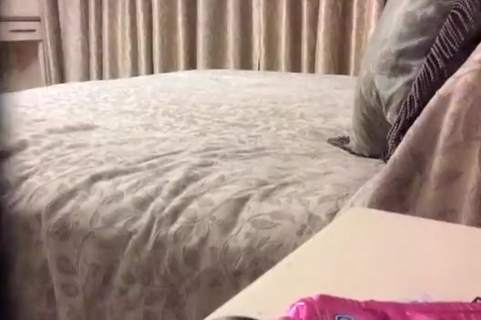 Old white guy fucks a young black hoe in a hotel on hidden cam