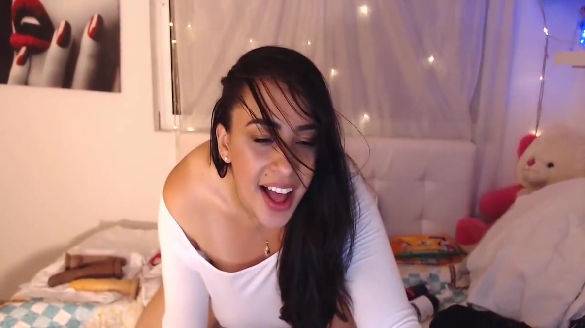 Busty Mature Latina Sucks Nipple While Titfucking Dildo